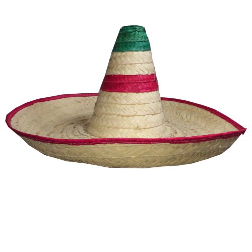 mexitheque - Sombrero - Paille - Rouge