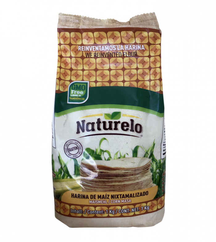 Harina de maiz blanco - Naturelo