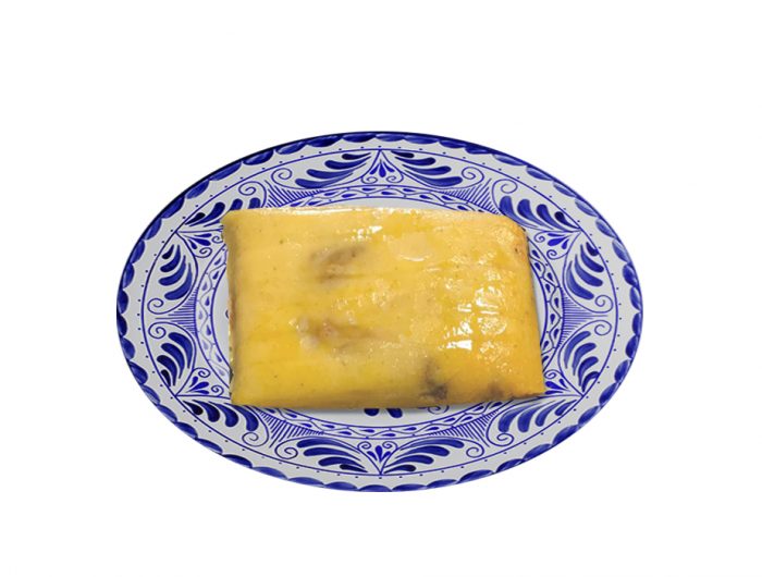 Tamales - Cerdo en salsa verde - Barquette de 3 unités La reina de las tortillas